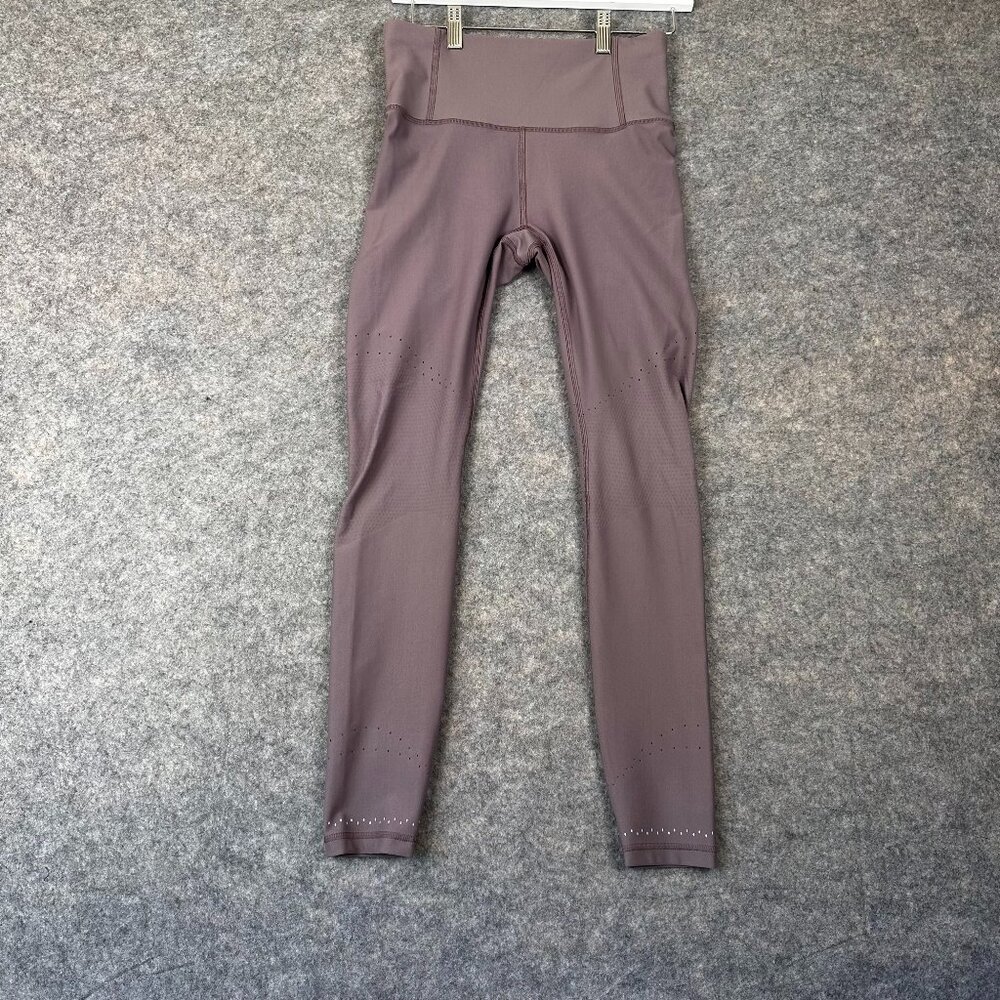 Lululemon Lavender Full Length Align Leggings Back Zipper Size 8